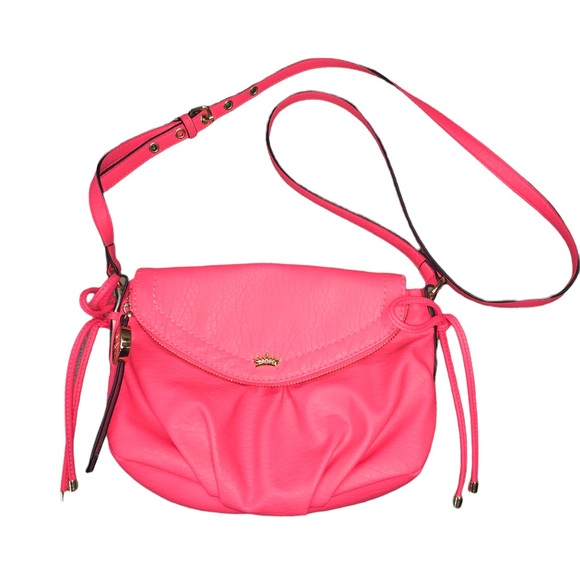 Juicy Couture Bags Juicy Couture Bright Fuchsia Crossbody Faux
